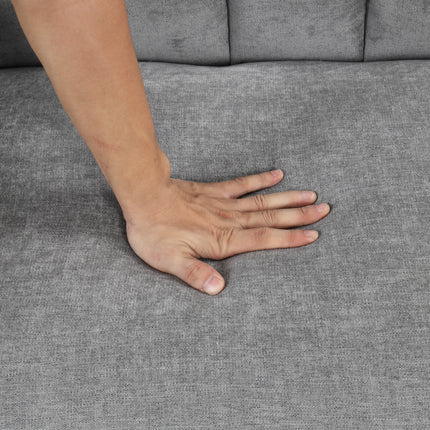 Gray Convertible Cushion Sofa