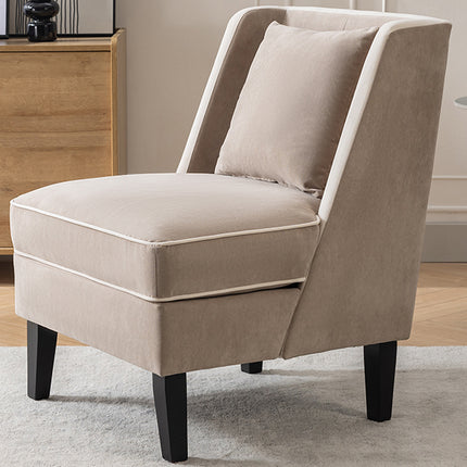 Tan Upholstered Accent Chair