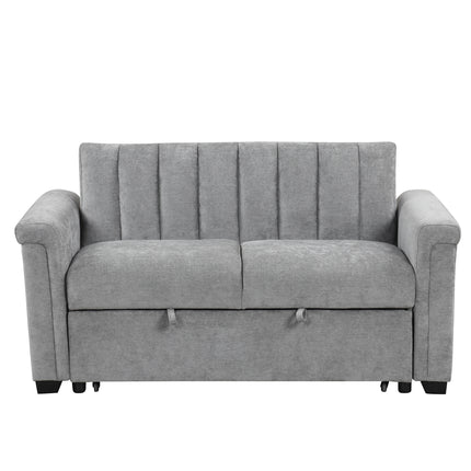 Gray Convertible Cushion Sofa