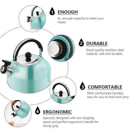 SoftSteam Whistling Kettle