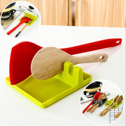Spoon and Pot Lid Rest Shelf