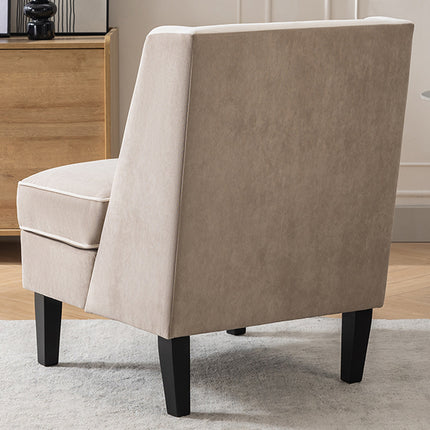 Tan Upholstered Accent Chair