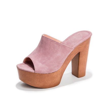 Roma Platform Peep-Toe Heeled Sandals