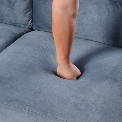 Gray Three-Seat Sofa