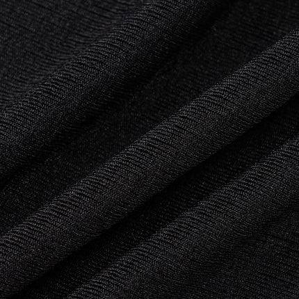 Noir Edge Oblique Long-Sleeve Top