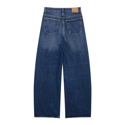 Atlas Wide-Leg High-Waist Denim Pants