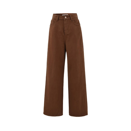 Melange Wide-Leg Trousers