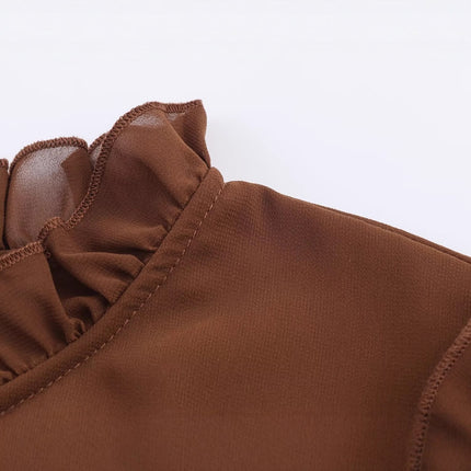 Cocoa Whisper Tiered Dress