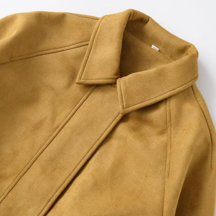 Tailored Suede Pilot Jacket