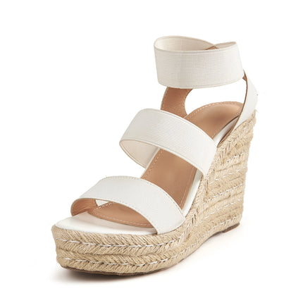 Hemp Rope Platform Wedge Sandals