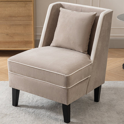 Tan Upholstered Accent Chair