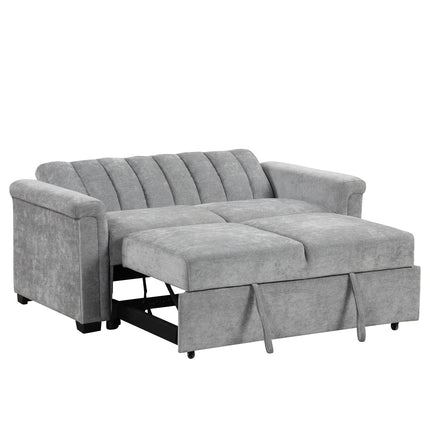 Gray Convertible Cushion Sofa