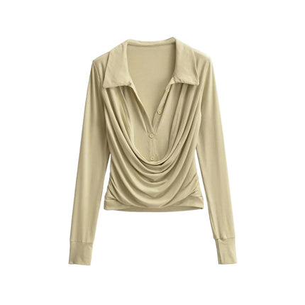 Drape Aura Long Sleeve Top