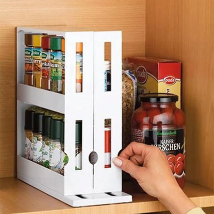 Sliding Spice Organizer Rack