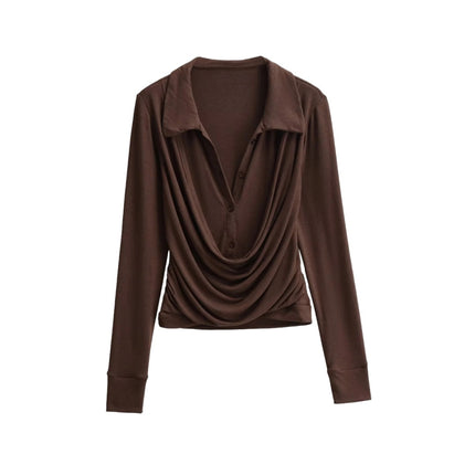 Drape Aura Long Sleeve Top