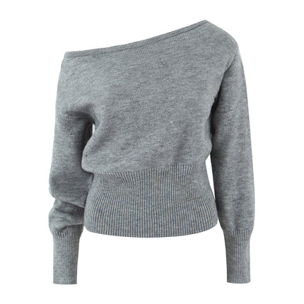 One shoulder off shoulder top for women