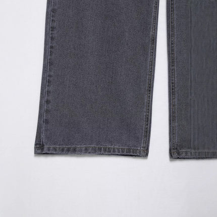 Ashline High-Waist Wide-Leg Denim Pants