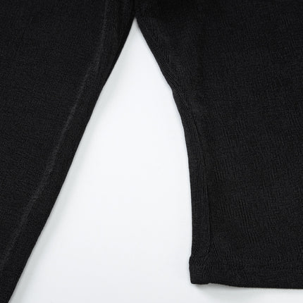 Noir Edge Oblique Long-Sleeve Top