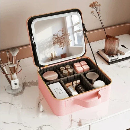 Light-Up Makeup Organizer Case