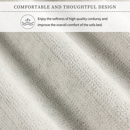 Beige Convertible Cushion Sofa