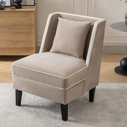 Tan Upholstered Accent Chair