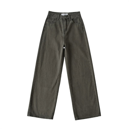 Melange Wide-Leg Trousers