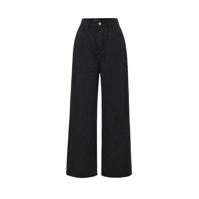 Melange Wide-Leg Trousers