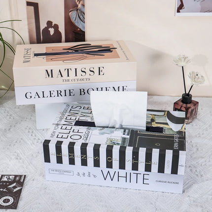 Book-Style Tissue Box Cover