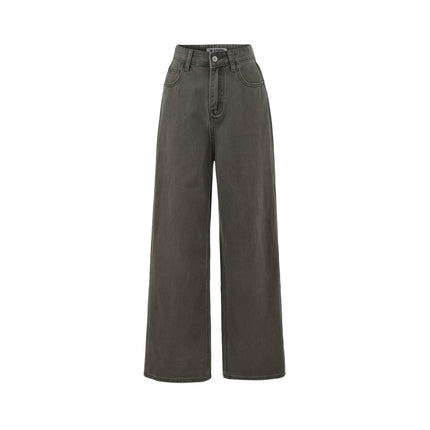Melange Wide-Leg Trousers