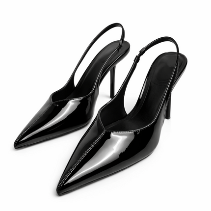 Slingback Point Toe Stiletto Pumps