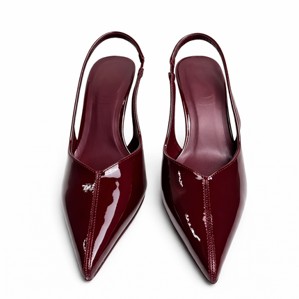 Slingback Point Toe Stiletto Pumps