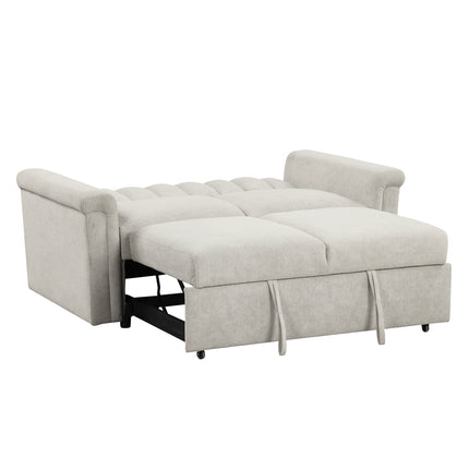Beige Convertible Cushion Sofa