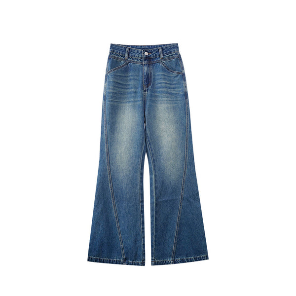 High-Waist Wide-Leg Denim