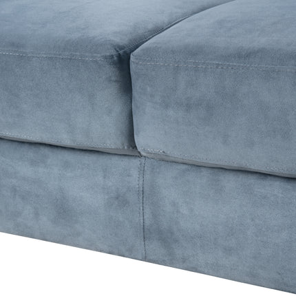 Gray Three-Seat Sofa