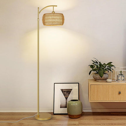 Gold Arc Floor Lamp