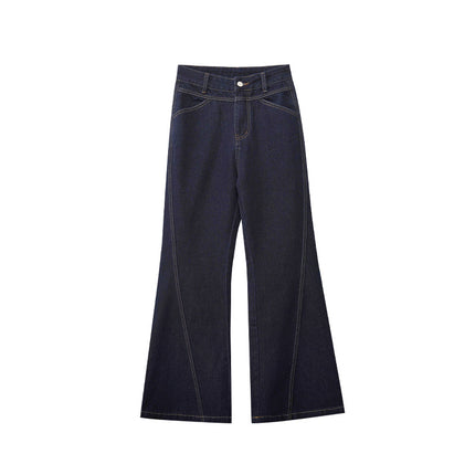 High-Waist Wide-Leg Denim