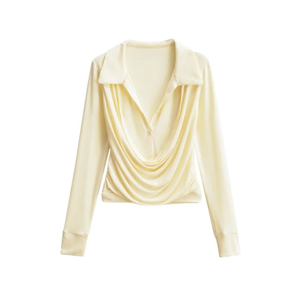 Drape Aura Long Sleeve Top