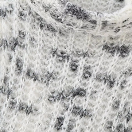 Striped Loose Knit Top