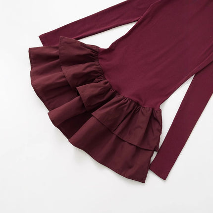 Women's Clothing Layered Decorative Short Dress