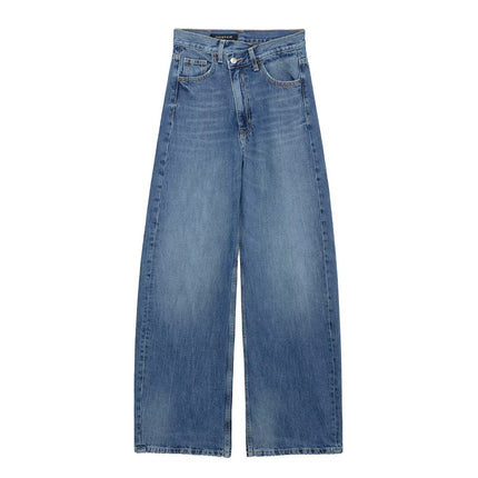 Atlas Wide-Leg High-Waist Denim Pants